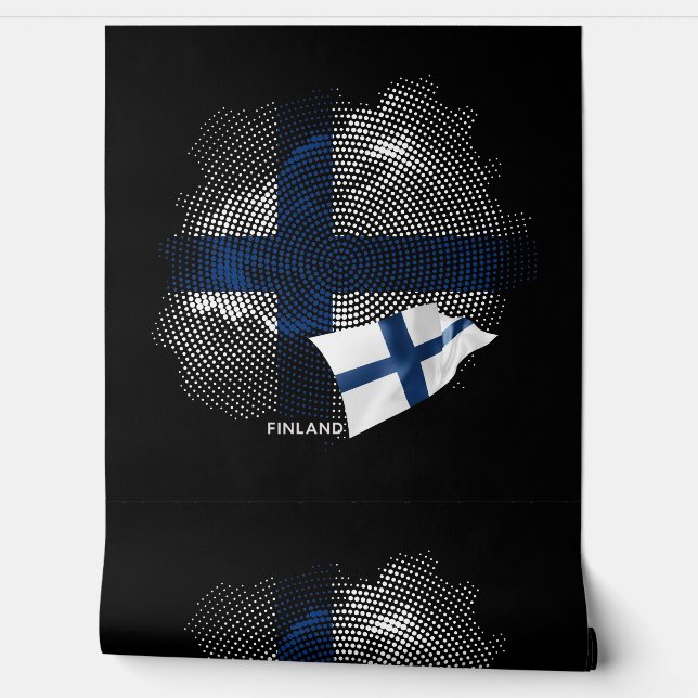 Finland flag 壁紙 (ほどく)