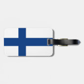 Finland flag Luggage Tag ラゲッジタグ (裏面横)