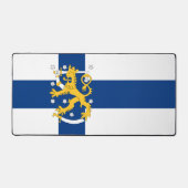 Finland flag phone case デスクマット (正面)