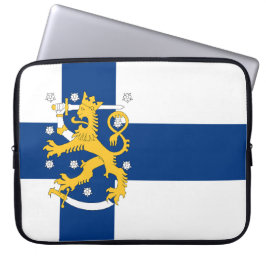 Finland flag phone case ラップトップスリーブ