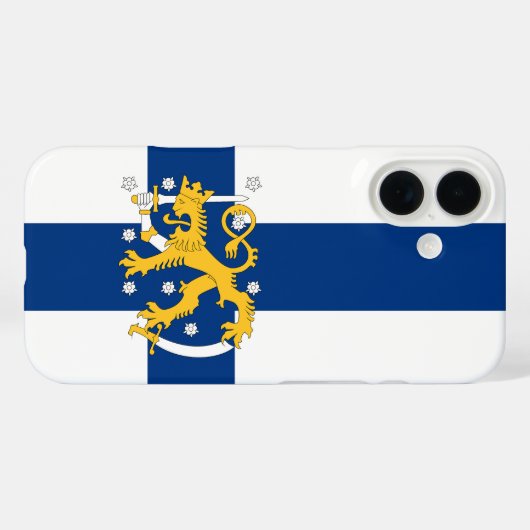 Finland flag phone case Case-Mate iPhoneケース (裏面 (横))