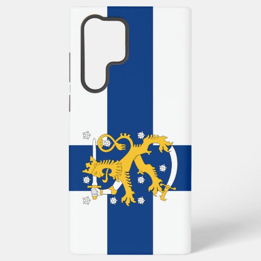 Finland flag phone case samsung galaxyケース (裏面)
