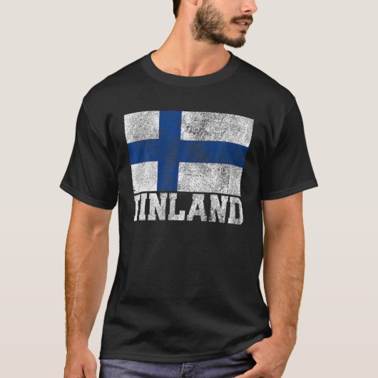 Finland Flag Pride Roots Country Family Nation Nat Tシャツ (正面)