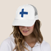 Finland flag Trucker Hat キャップ (インサイチュ)