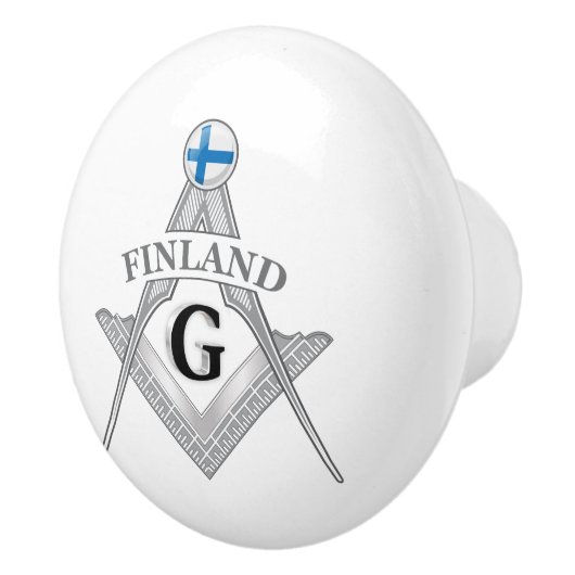 Finland freemasonry sign セラミックノブ (右)