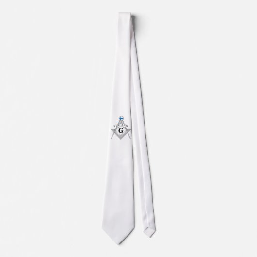 Finland freemasonry sign ネクタイ (正面)