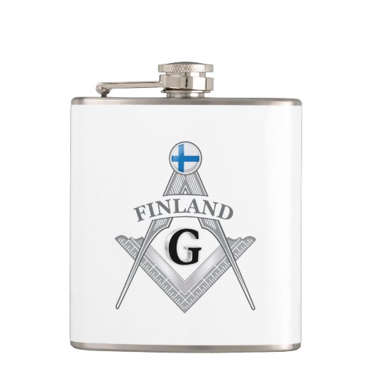 Finland freemasonry sign フラスク (正面)
