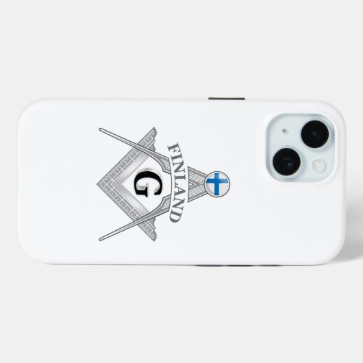 Finland freemasonry sign Case-Mate iPhoneケース (裏面 (横))