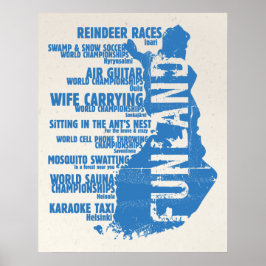 Finland Funland List 2 Colossal Poster/Print ポスター