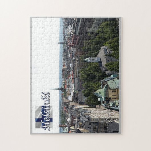 Finland - Helsinki - Helsingfors - ジグソーパズル (縦)