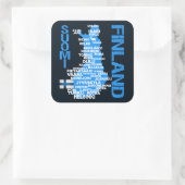 FINLAND MAPスタンプ スクエアシール (バッグ)