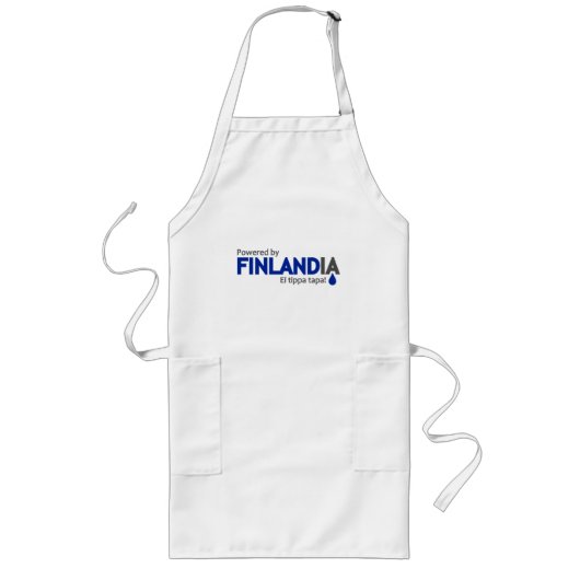 Finlandiaエプロン搭載 – スタイルとカラーを選択 ロングエプロン (正面)