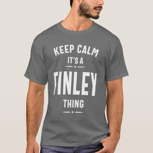 Finley名パーソナライズされた誕生日ギフト Tシャツ (正面)