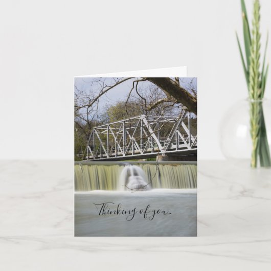 Finley Dam After The Rain 考える Of You Card カード (正面)