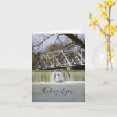 Finley Dam After The Rain 考える Of You Card カード (黄色い花)