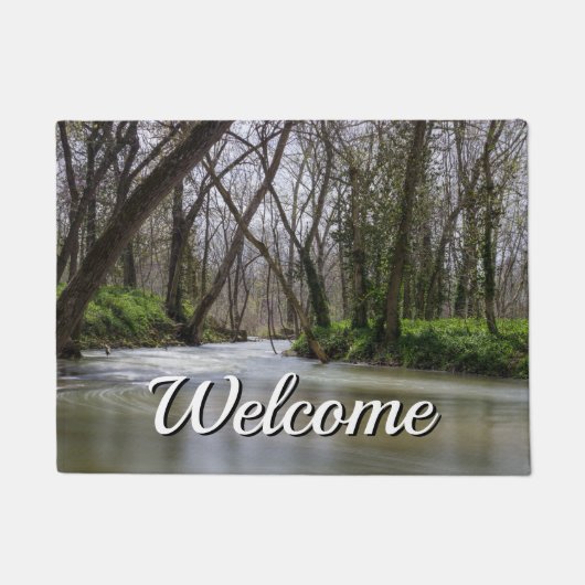 Finley Qualtisity In Spring Time Welcome Doormat ドアマット (正面)