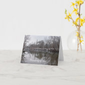 Finley Winter Reflections 考える'S Of Youカード カード (黄色い花)