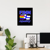Finn 4 Equalityポスター ポスター (ホームオフィス)