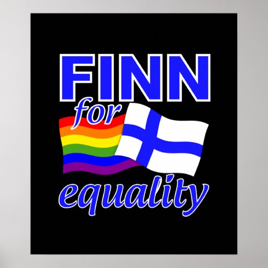 Finn 4 Equalityポスター ポスター (正面)