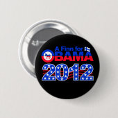 FINN FOR OBAMA 2012ボタン 缶バッジ (正面&裏面)