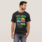 Finn Trash Truck For Kids Collector Ecologist Garb Tシャツ (正面フル)