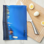 Finnieston Crane, Glasgow Kitchen tea towel キッチンタオル (四つ折り)