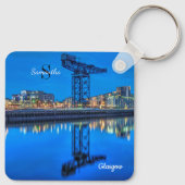 Finnieston Crane, Glasgow, Scotland Keyring キーホルダー (裏面)