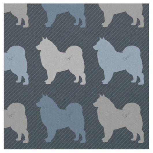 Finnish Lapphund ファブリック (クローズアップ)