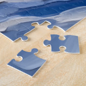 Finnish Lapphund Christmas Boat Holiday ジグソーパズル (側面)