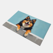 Finnish Lapphund Doormat Art ドアマット (アングル)