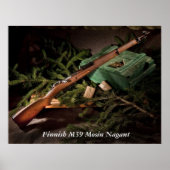 Finnish M39 Mosin Nagant ポスター (正面)