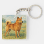 Finnish Spitz キーホルダー (裏面)