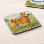 Finnish Spitz コースター (左側)