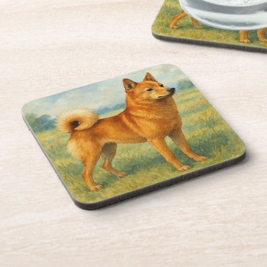 Finnish Spitz コースター (左側)