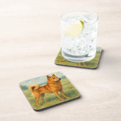 Finnish Spitz コースター (右側)