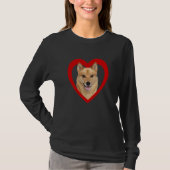 Finnish Spitz Dog Dog Heart Finnish Spitz 1 Tシャツ (正面)
