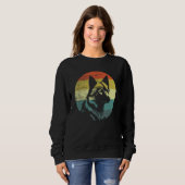 Finnish Spitz Dog Retro Vintage Design スウェットシャツ (正面フル)