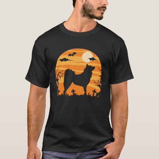 Finnish Spitz Halloween  Costume   Mom Dad Tシャツ (正面)