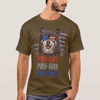 Finnish Spitz Pro Life Pro God Pro Dogs T-Shirt Tシャツ
