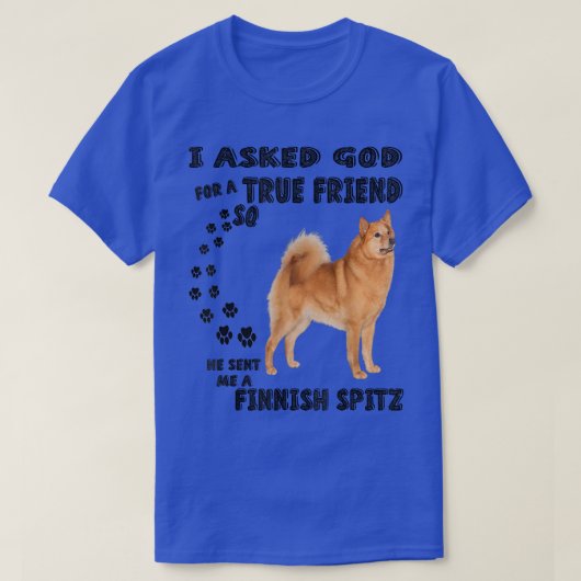 Finnish Spitz Quote Mom Dad Costume, Cute Finsk Sp Tシャツ (デザイン正面)