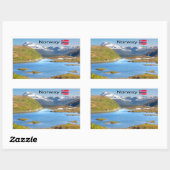 Finnvikvatnet 長方形シール (シート)