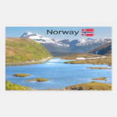 Finnvikvatnet 長方形シール (正面)