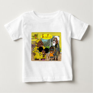 Fino binoおよび家族 ベビーTシャツ