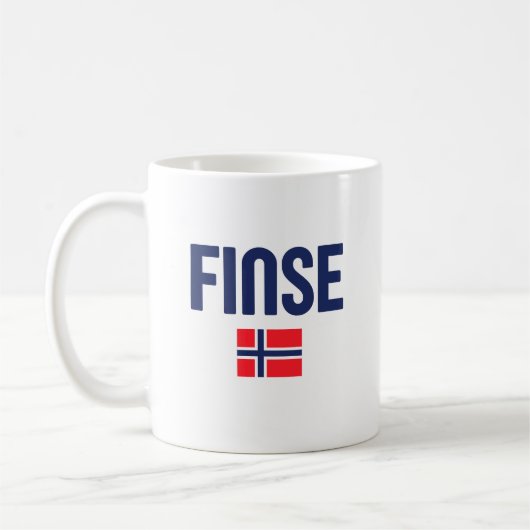 FINSEノルウェー コーヒーマグカップ (左)