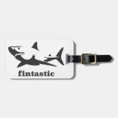 fintastic鮫- ラゲッジタグ (正面横)