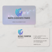 Fintechロゴ | AI | 金融 名刺 (正面/裏面)