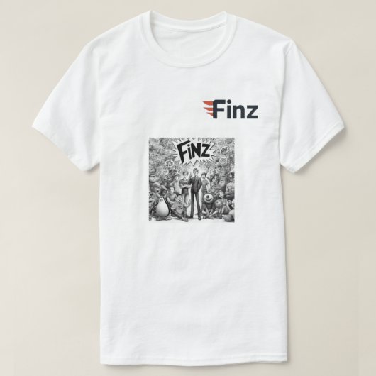 Finz Tシャツ (デザイン正面)