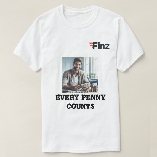 Finz t-shirt  tシャツ (デザイン正面)
