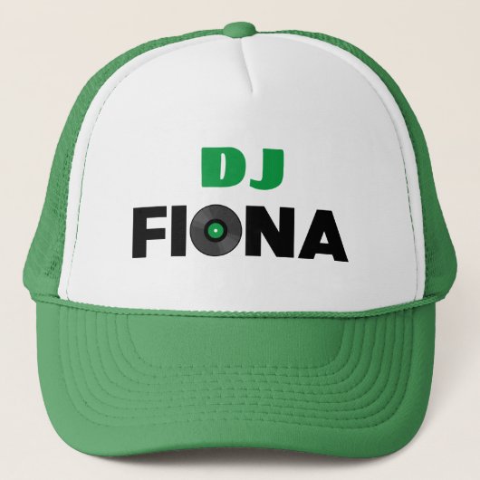 Fiona DJ Trucker Hat キャップ (正面)