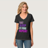 Fiona Eat Sleep Be Repeat Fiona Tシャツ (正面フル)